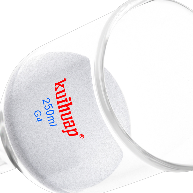 玻璃砂芯抽滤漏斗G1G2G3G4G5过滤具砂板抽滤装置60IO/100/250/500