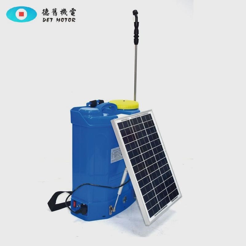 电动农用背负式太l阳能消毒机打药机农药喷洒高压锂电池喷壶