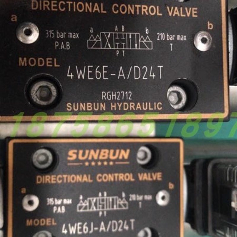 SUNBUN电磁阀g4WE6E-A/A220RT 4WE6J-A/A220RT D24T 6H 6G 6GB