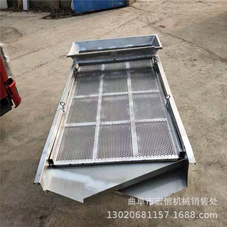 大产量粮食筛选机 筛玉米双层不锈钢振动筛 杂粮清选机