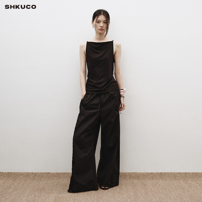 SHKUCO凉感冰爽草一字背心