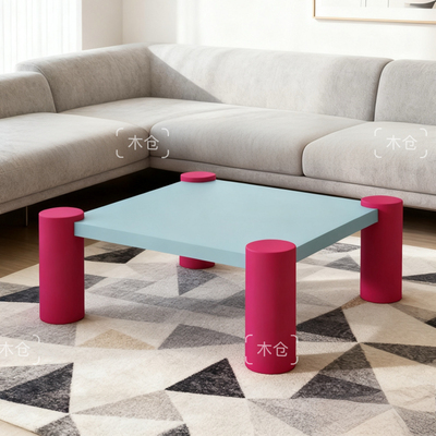 多巴胺茶几奶油风茶几客厅家用小户型现代简约轻奢高级感茶几桌
