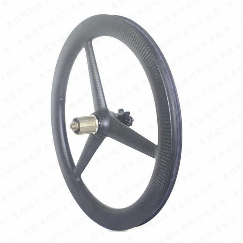 极速406碳纤维三刀轮20寸碳纤维轮组碟煞V刹C刹I74/100/130/135mm