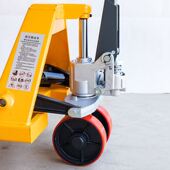 极速手动堆高机55m0型装 卸搬运手推685型液压堆高机加厚托盘配套