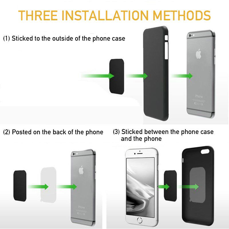 极速Magnetic Metal Plate For Car Phone Holder QUniversal Iro