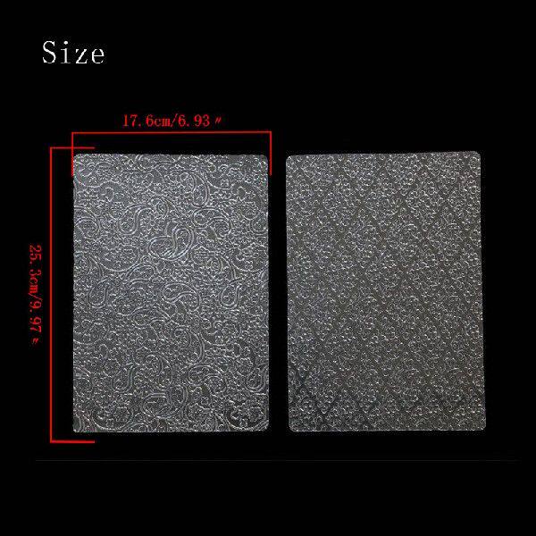 极速6pcs Transparent Plastic Grid TeIxture Mat Fondant Cake