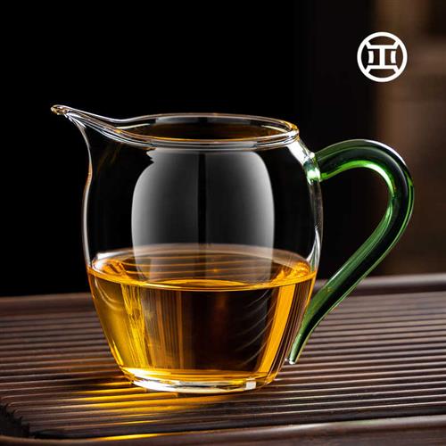 极速纯正加厚公道杯玻璃滤茶器一体套装耐M热分茶器大号茶海功夫