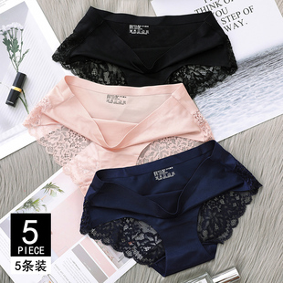 极速.5pcs Women Underwear plus size Panties G-StTring Sexy T