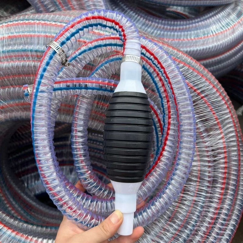 极速抽油神器手动鱼缸换水抽油泵汽车汽油柴油加油W自吸抽油管6分