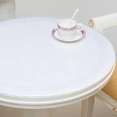 极速newRound Table Plastic Table ClothI Transparent Round Ta