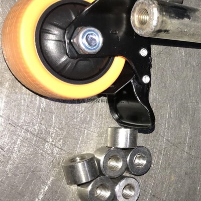 新品304不锈钢双层推车防静电推车平板车周N转车工具车小货车拖车