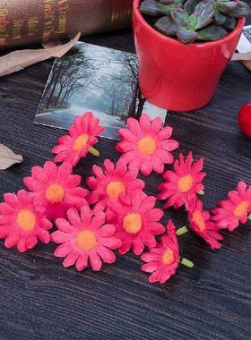 极速100pcs/seit Artificial Sunflower Flowers Faux Daisy Flow