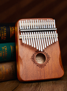 极速17 Keys Kalimba Thumb PianoB Wood Mbira Musical Instrume