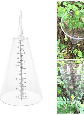 极速1*Conical Rain Gauge uPlastic Clear Outdoor Home Garden