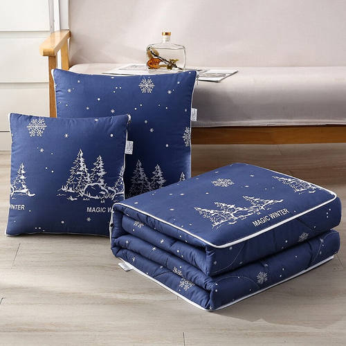 极速友寝家纺抱枕被两用车载沙发靠垫午睡午休被子办公Y室多功能