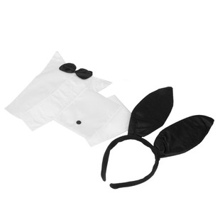 极速Black & White mBunny Set Hen party Bunny Ears Headband C