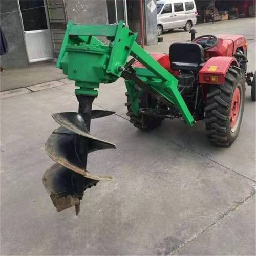 极速手扶钻洞机 小型地钻栽树机 移树机双L人手扶柴油带架子打眼