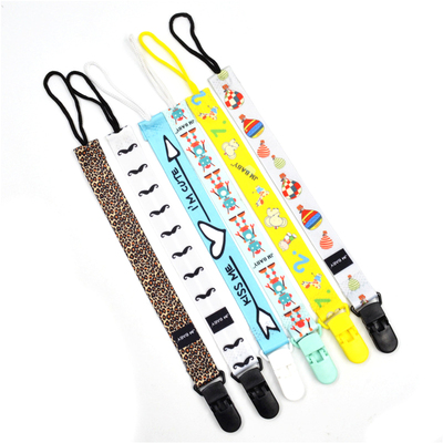 极速1pcs Baby Pacifier Clip Ribbon Chain Dummy Holder YChupe