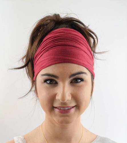 极速newnew and Wrap Neck Head Scarf Cap 2 in 1 Bandana .Hair