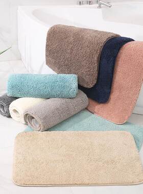 极速Homed Bath Mat Non-Bathroom Carpet Soft Coral Fleece地毯