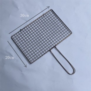 极速烧烤拍子不锈钢烤鱼s网夹工具烧烤夹烤肉夹烤网鱼夹烤肉网加