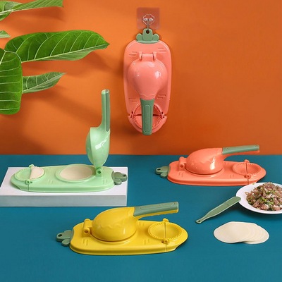 极速2 In 1 Dumpling Skin Press Manual DuKmplings Modeling Ma