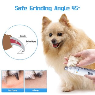 极速Painleess Cat Dog Nail Clippers Electric Pet Nail Grinde