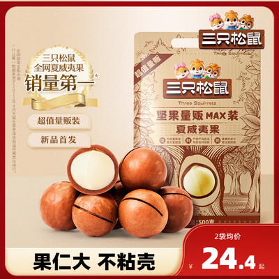 三只松鼠_新货量贩夏威夷果500g