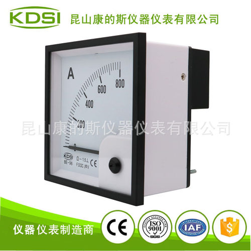 厂家供应 BE-96 DC10V 10A~15kA指针式电流表 直流电流测量仪表