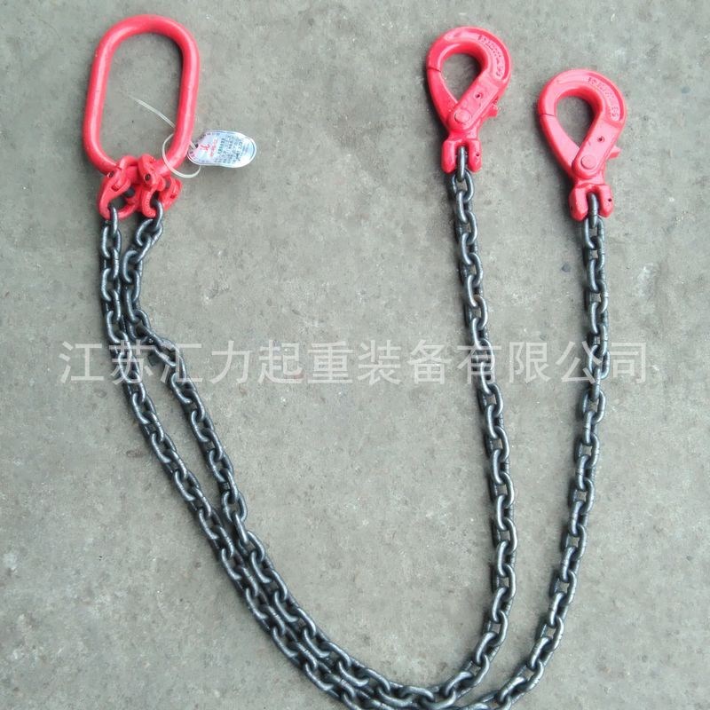 生产直供 2腿链条索具5t2m 两腿链条吊具 2叉吊链