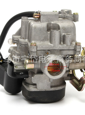 摩托车沙滩车配件GY6 49CC 50CC 60cc化油器口径18MM摩托车化油器