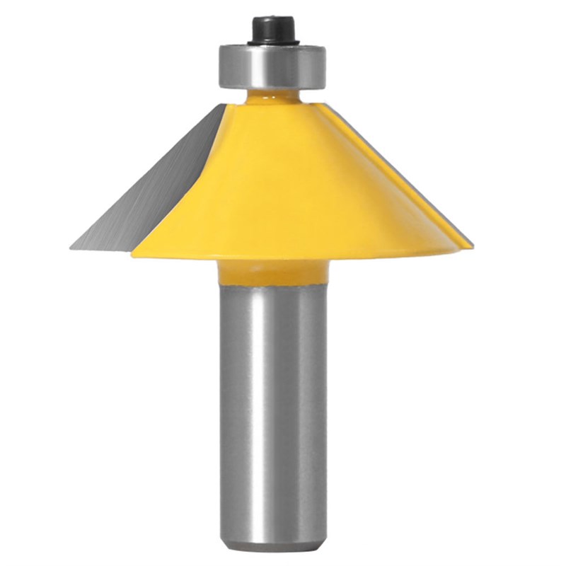 45度斜角刀1/2柄12柄木工铣刀雕刻机刀头45度倒角刀倒边刀头