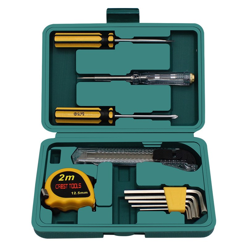 11件套小型家用五金工具箱套装 车载积分银行保险礼品