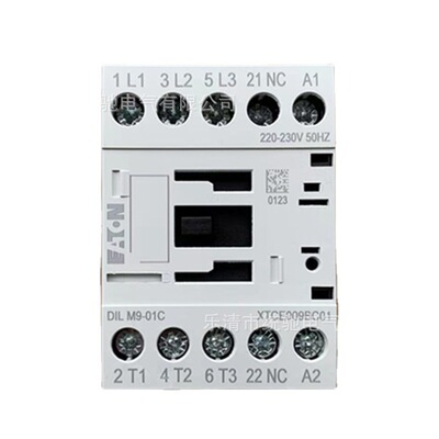 EATON/伊顿 DILM9-01C(24V110V220V-230V50HZ)接触器9A XTCE009BC