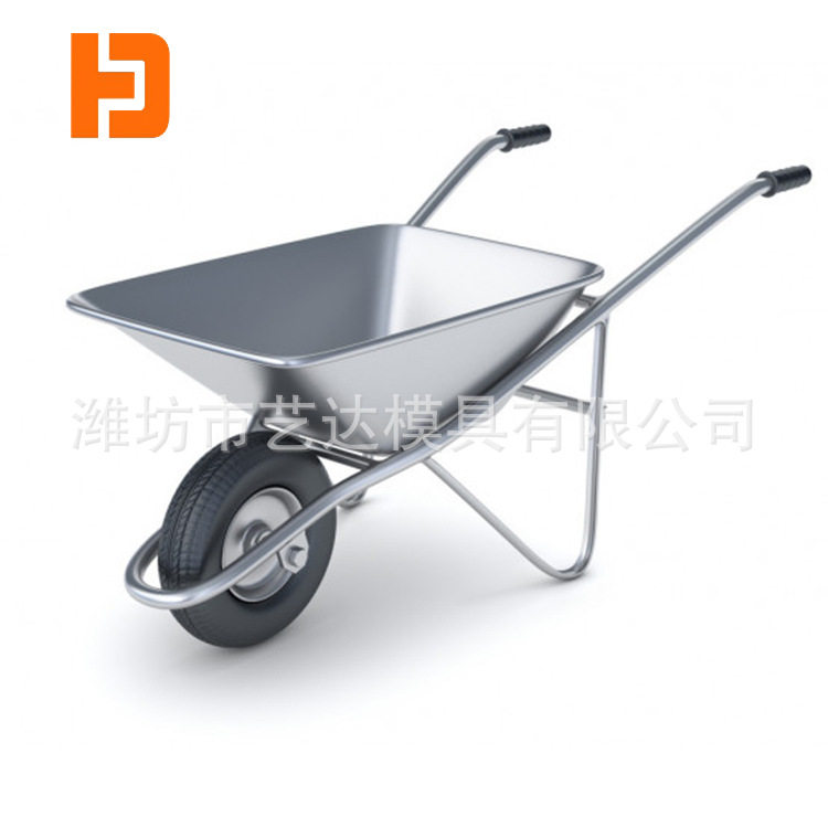 手推车搬运车建筑工地水泥砂浆翻斗式单轮手推车灰斗车