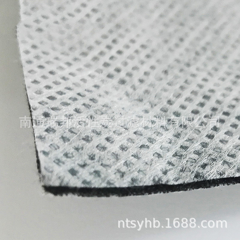 厂家供应多用途活性炭纤维毡空气过滤毡服装内衬包内衬材料