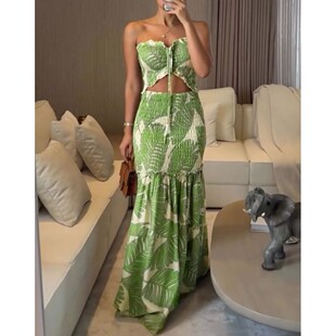 hugging 女士挂脖压褶包臀连衣裙Hanging hip pleated dress neck