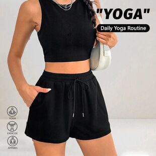 fitness sports 女修身 leisure Women and shorts 收腹休闲短裤