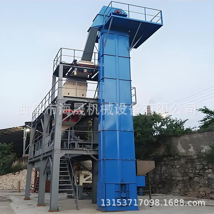 水泥脱水斗提机 粮食不锈钢板链上料机 螺丝煤块斗式提升机