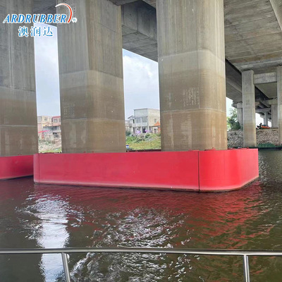 自浮式桥梁防撞碳钢钢板外壳柔性复合防撞装置抗冲击力桥梁防撞
