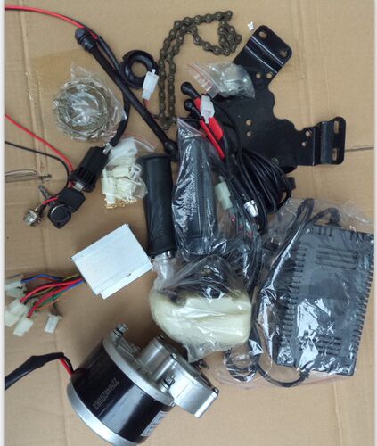 24V250W350W有刷减速电机二 三轮改装电动自行车电机套件