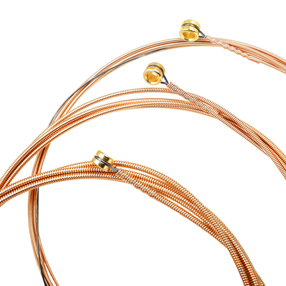 批发民谣吉他弦覆膜弦线磷铜弦线一套6根木吉它琴弦套吉他弦配件