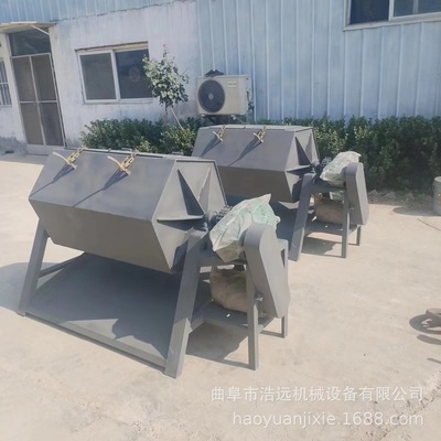 供应400升六角滚筒抛光机石头去菱角滚筒研磨机不锈钢翻新除锈机