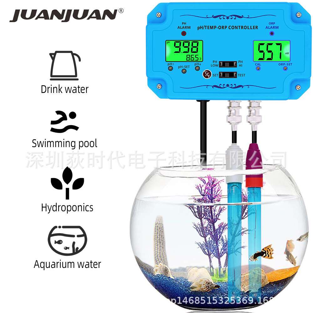 水质分析仪PH计-2839ph/temp/orp在线控制器养殖控制水质测试仪