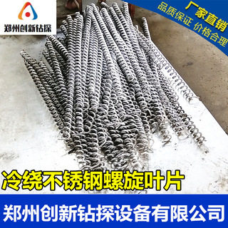不锈钢蛟龙叶片厂家订制冷轧螺旋叶片 冷绕不锈钢304 叶欢迎订购