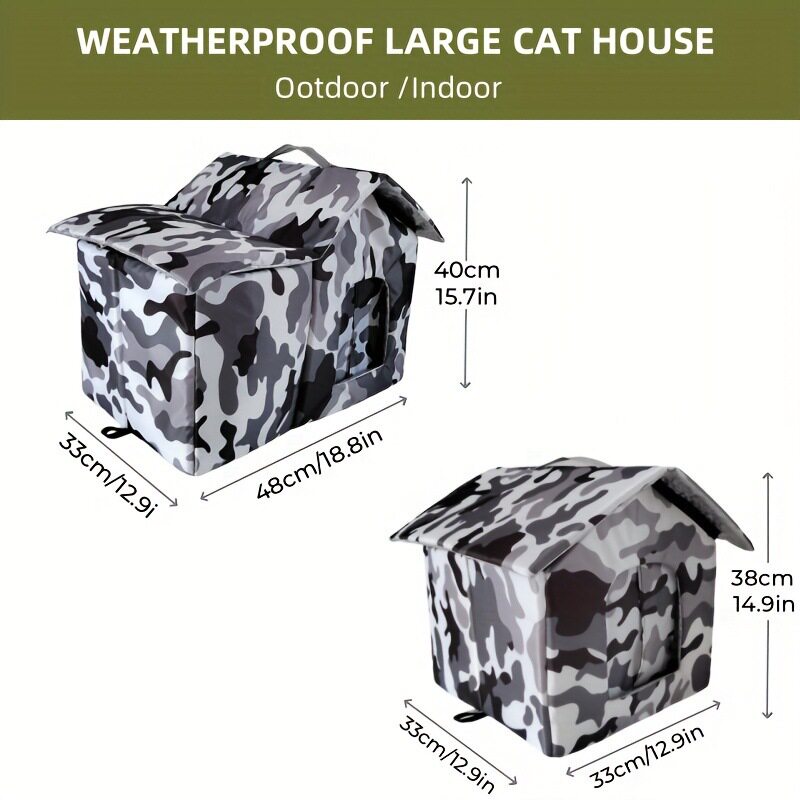 2026秋冬跨境外贸新款秋季 Pet Beds Mats 猫咪别墅防水防晒防潮