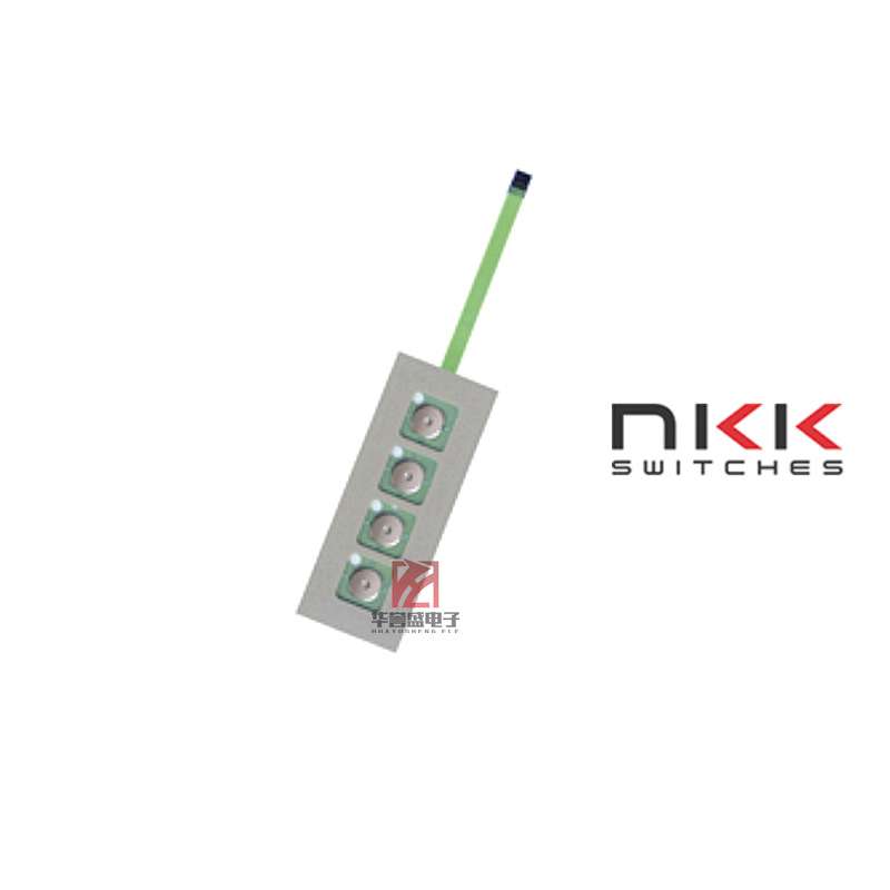 NKK FMBN04BE 薄膜键盘 4 and 16 Key Non-illuminated Keypads