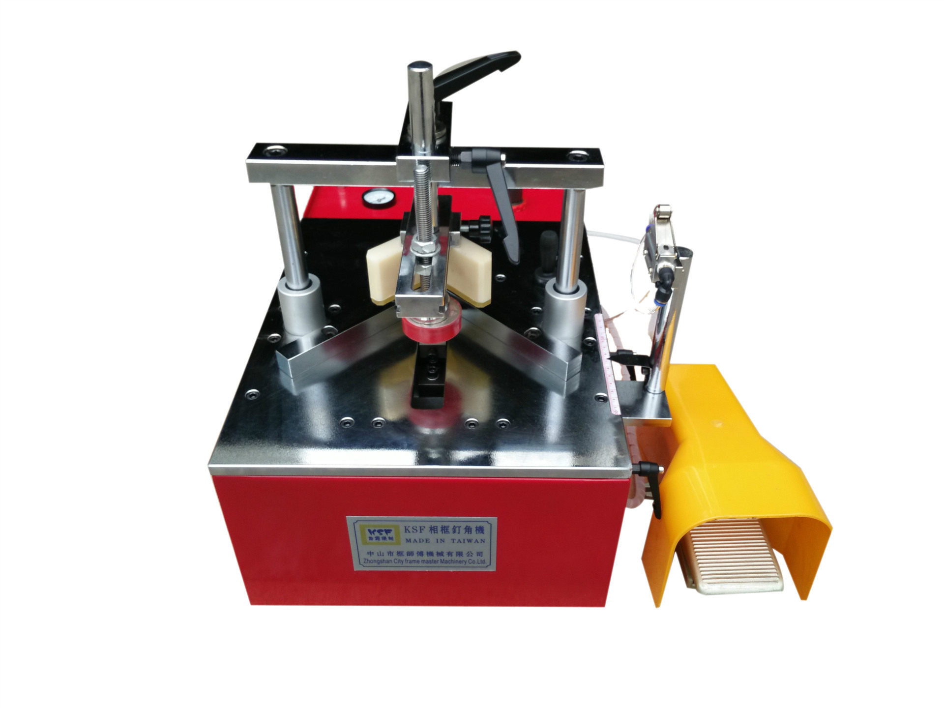 KSF系列相框钉角机台式小P3气动智能自动夹紧钉角机 相框机械工厂,橡塑材料及制品,其他塑料制品,淘宝优惠券,粉丝福利购,淘宝优惠卷