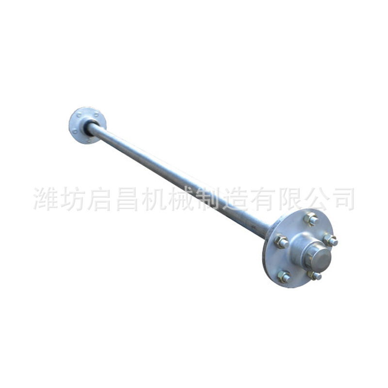 厂家生产车轴 40*40 mm 5栓镀锌非制动拖车车桥 1000kg