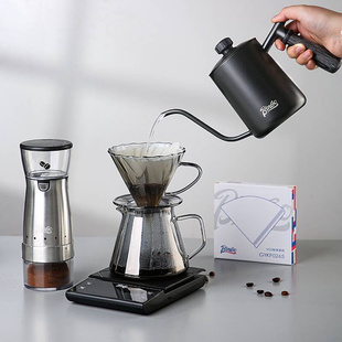法风手冲咖啡壶套装 组合咖啡器具咖啡分享壶滤杯便携玻璃冷萃壶